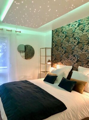 1 chambre, fer et planche à repasser, lit parapluie, Wi-Fi gratuit