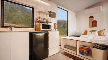 1 makuuhuone, vuodevaatteet