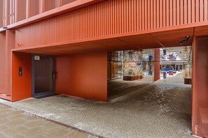 숙박 시설 입구