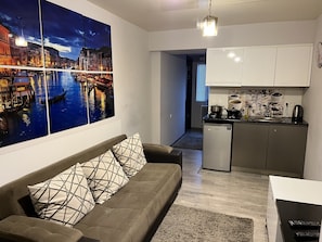 Classic-lejlighed | Opholdsområde | Fladskærms-tv