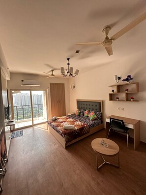 1 室のベッドルーム、WiFi、ベッドシーツ