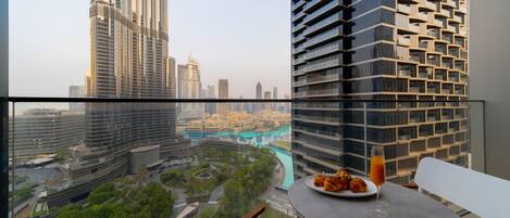 Luxury Apartment, 2 Bedrooms, Non Smoking, City View | Balcony view