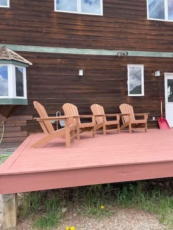 Terrace/patio - Slate View, Riverbend, Garage, Fishing, Hot Tub! (Crested Butte)