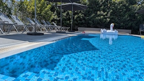 Udendørs pool, opvarmet pool