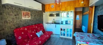 Studio Chaleureux Pour 4 Personnes au Pied des Pistes du Col de Rousset