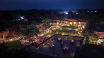 Front of property – evening/night