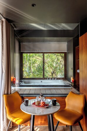 River front Indulge Suite With Balcony | 1 bedroom, desk, free WiFi, bed sheets