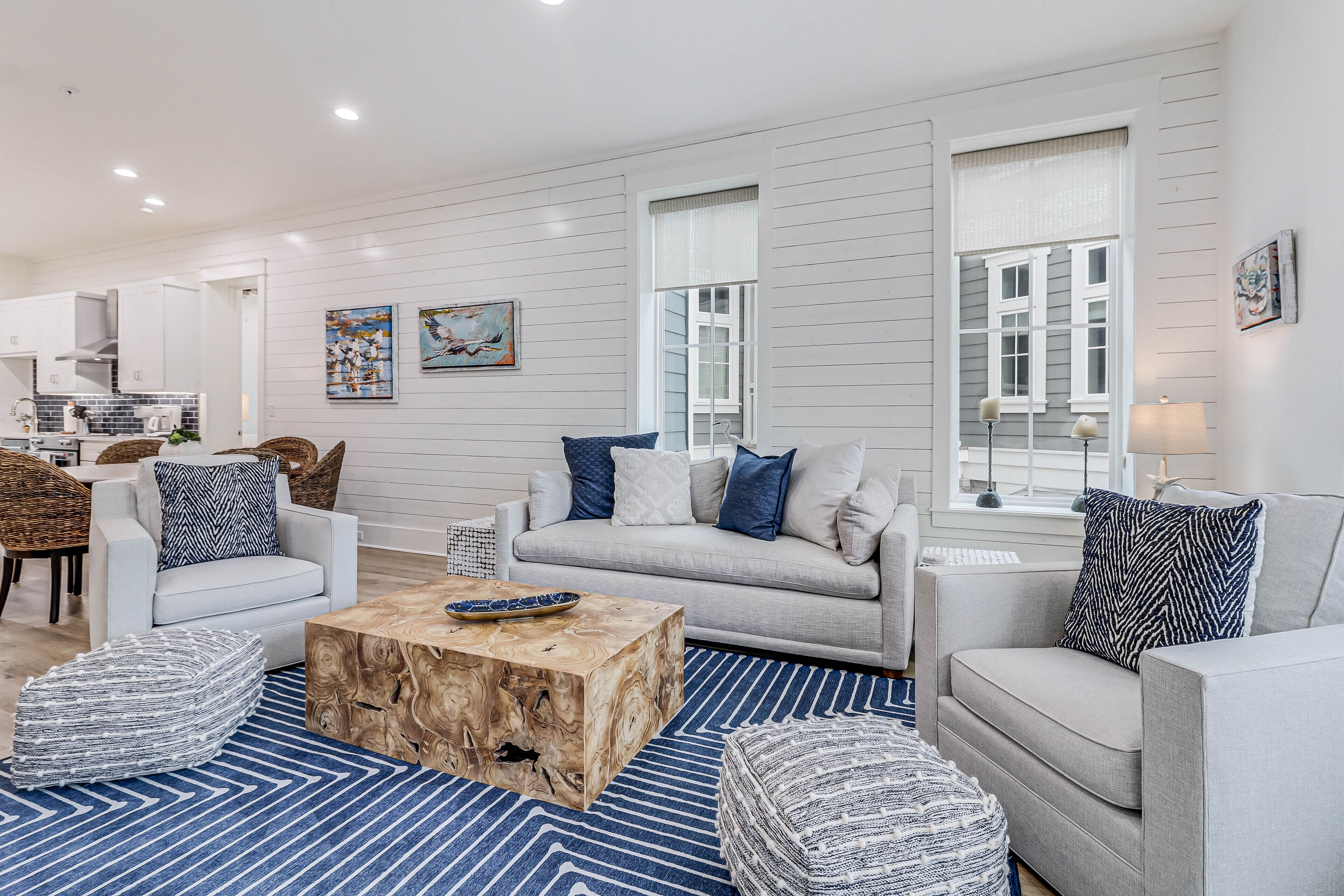 Smart TV, DVD player, books, video library