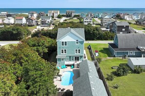 Exterior - Happy Hour: Private Pool | Hot Tub | Tiki Bar (Nags Head)