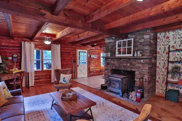 Living area - Cozy Bear Cave (Reading)