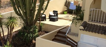 Large 4 bedroom detached villa private pool in walled garden.  5 minute to Sea.