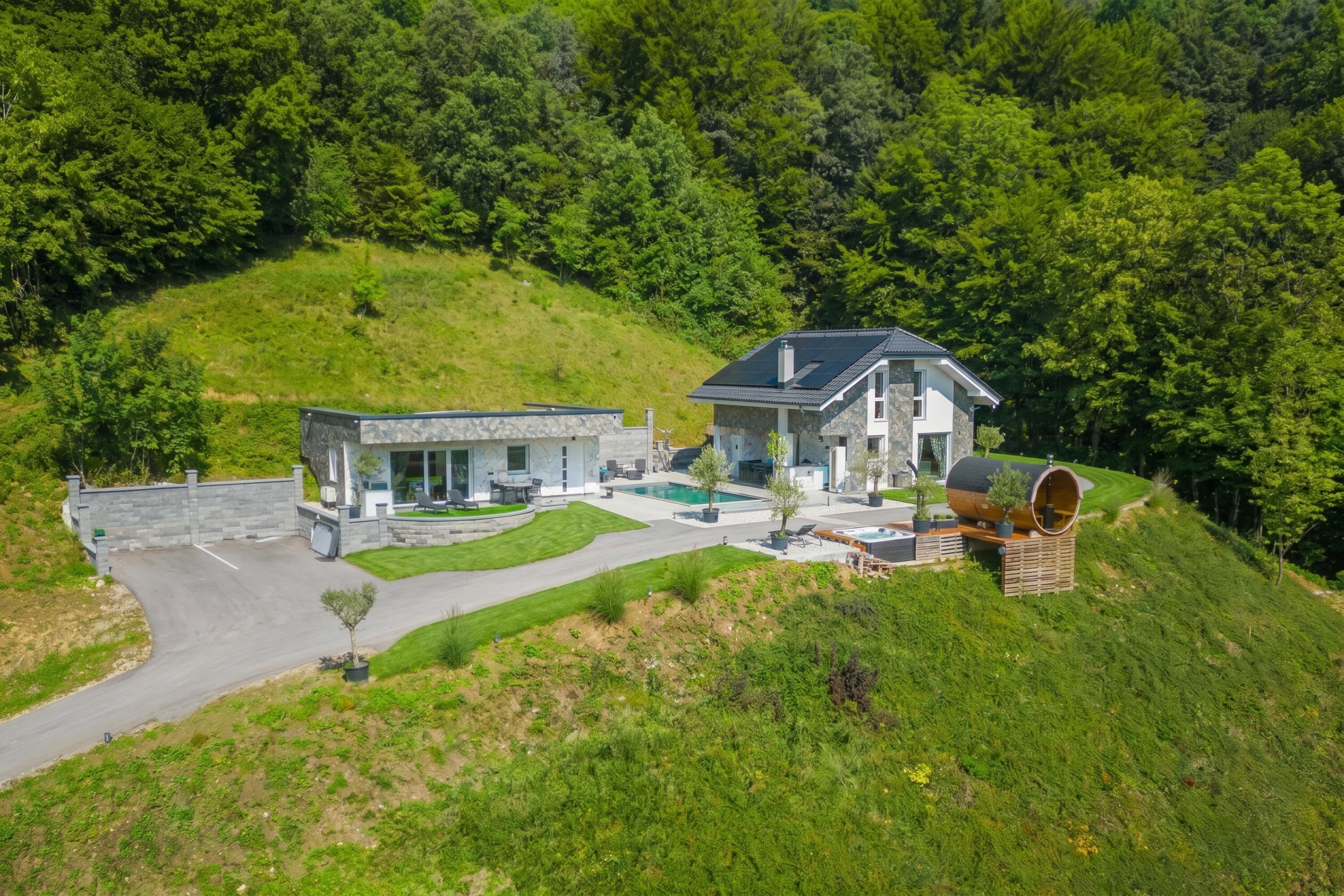 Family Studio, Mountain View, Mountainside (Wellness Paradise House Tim) | Aerial view