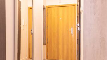 Classic Apartment | Living area | 37-inch flat-screen TV with satellite channels