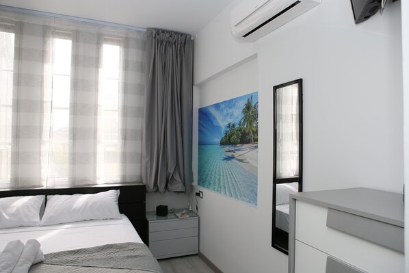 1 Schlafzimmer, Zimmersafe, Bügeleisen/Bügelbrett, Reisekinderbett