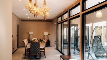 Royal Villa, Multiple Beds, Private Pool | In-room dining
