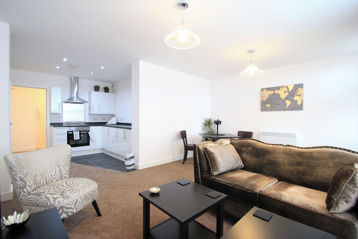 Appartement Luxe | 1 chambre, literie hypoallergénique, décoration personnalisée