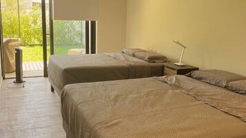 2 chambres, fer et planche Ă repasser, Wi-Fi gratuit, draps fournis