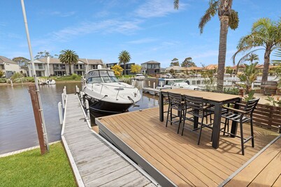 Indulge in the comfort of this waterfront haven