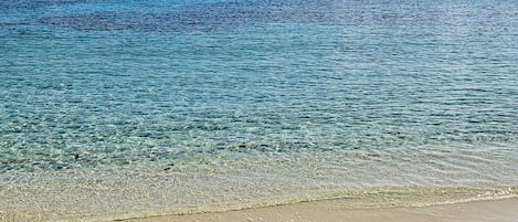 On the beach, beach towels