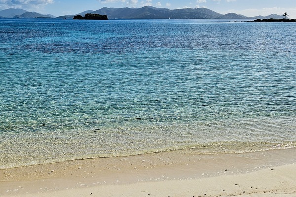 View of St John from Sapphire Beach