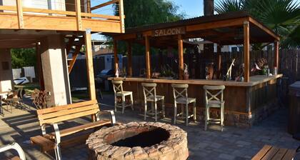 Newly Built Rustic Studio with Pool, Hot tub, Firepit and More