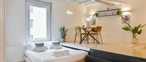 1 Schlafzimmer, Schreibtisch, Bügeleisen/Bügelbrett, WLAN