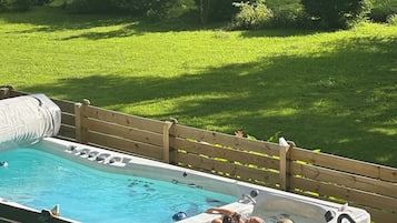 Una piscina climatizada