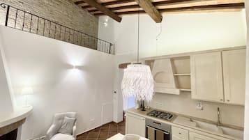 Luxury-Apartment, 1 Queen-Bett | Eigene Küche