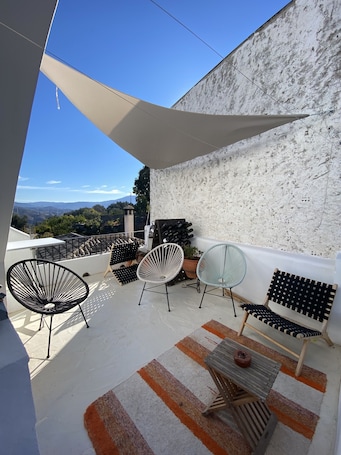 Outdoor wedding area