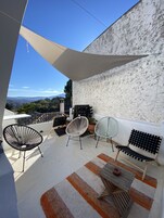 Outdoor wedding area