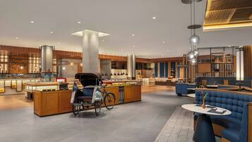 Free daily buffet breakfast