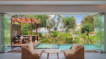 Villa, 1 Bedroom, Ocean View | Premium bedding, minibar, in-room safe, desk