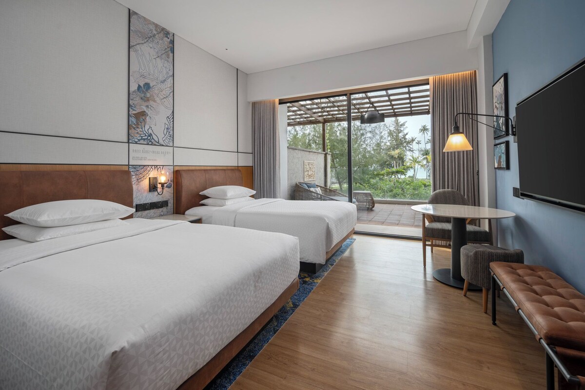 Room, 2 Twin Beds, Terrace, Ocean View (Terrace) | Premium bedding, minibar, in-room safe, desk