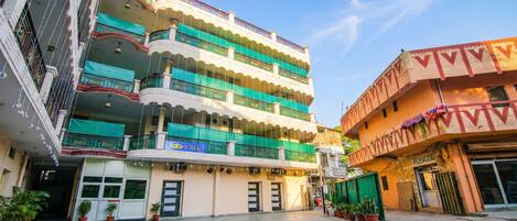 Overnatningsstedets facade