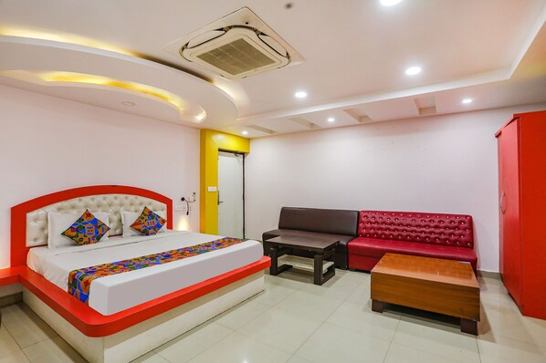 Sengetøy i egyptisk bomull, sengetøy av topp kvalitet og safe på rommet