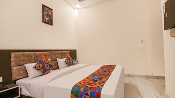 Deluxe-værelse | Egyptiske bomuldslagner, premium-sengetøj, pengeskab på værelset