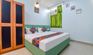 Premium-værelse | Egyptiske bomuldslagner, premium-sengetøj, pengeskab på værelset