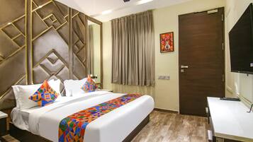 Premium kamer | 1 slaapkamer, lakens van Egyptisch katoen, luxe beddengoed