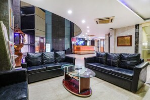 Sitteområde i lobbyen