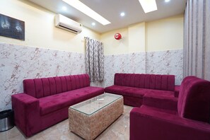 Sitteområde i lobbyen