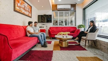 Lobby sitting area