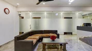 Sitteområde i lobbyen