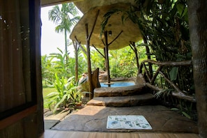 Piscine extérieure, piscine chauffée