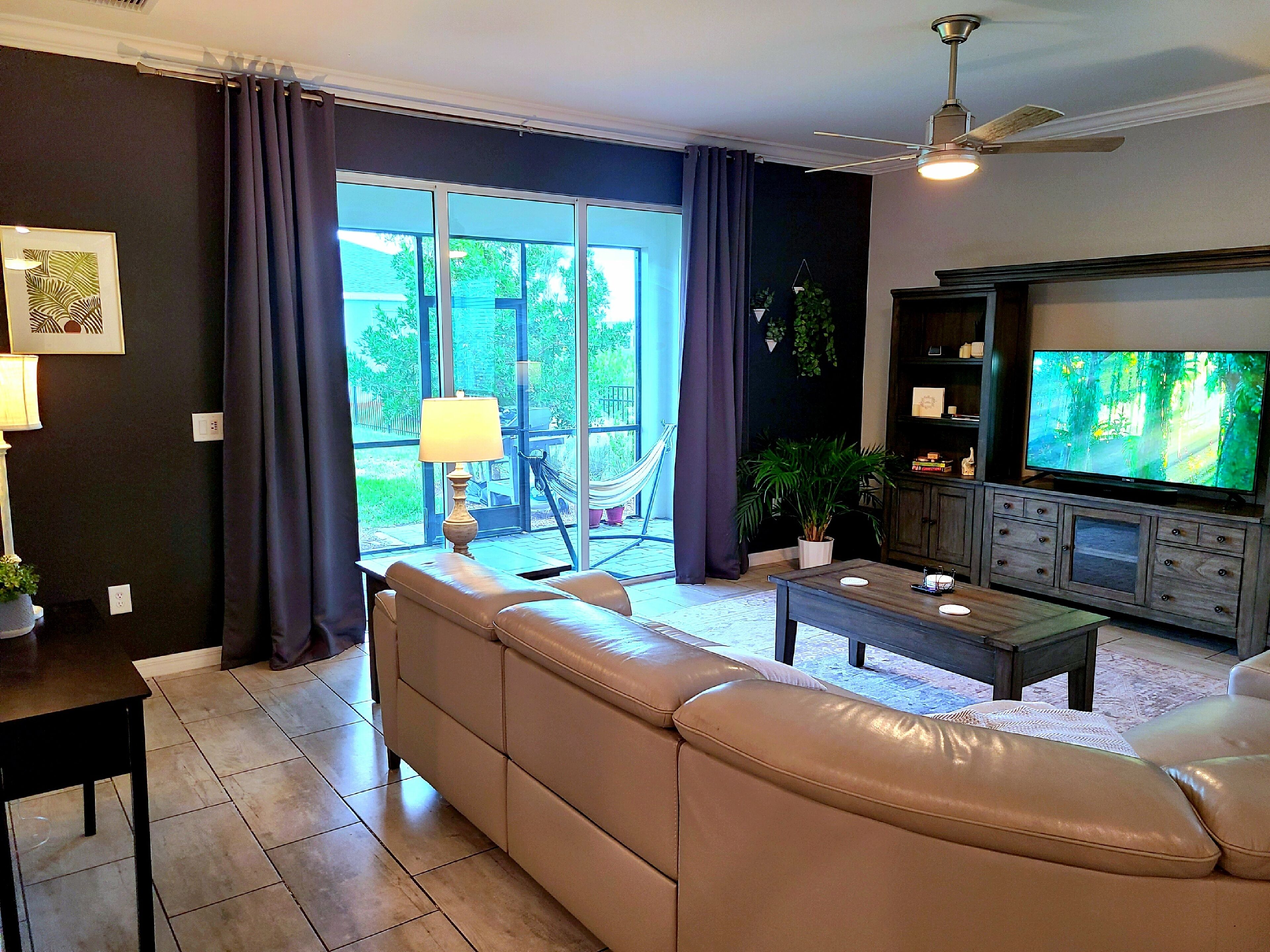 Smart TV, video games, DVD player, books