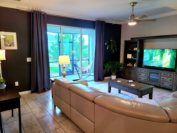 Smart TV, video games, DVD player, books