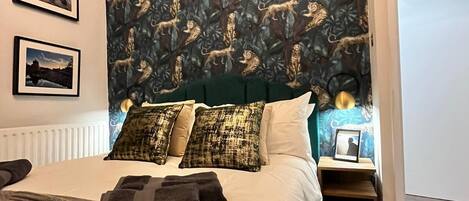 1 bedroom, iron/ironing board, travel crib, free WiFi