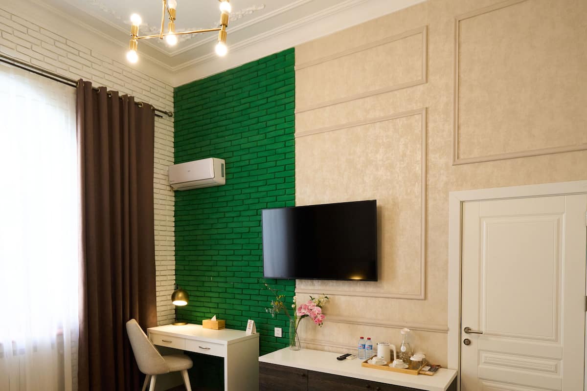 Kamar Double Khas | Setrika/meja setrika, Wi-Fi gratis, dan seprai linen