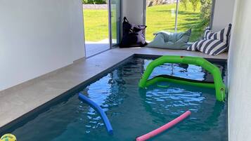 Piscine couverte, piscine chauffée