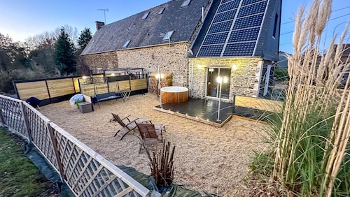 Brittany Group - 12/15 people - private Nordic bath and spa