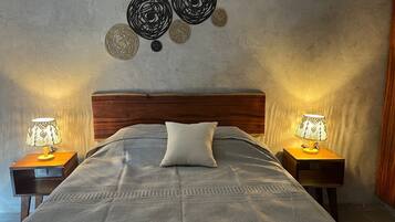 Basic Apartment | 1 bedroom, down comforters, laptop workspace, free WiFi
